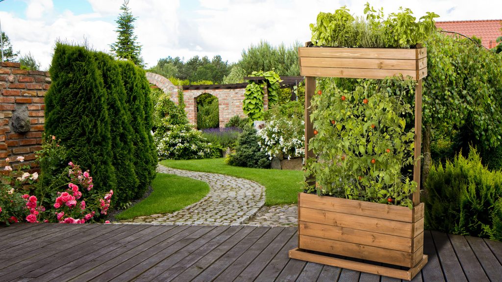 30197 - Vertikales Hochbeet "CUBE 2" | hecht international